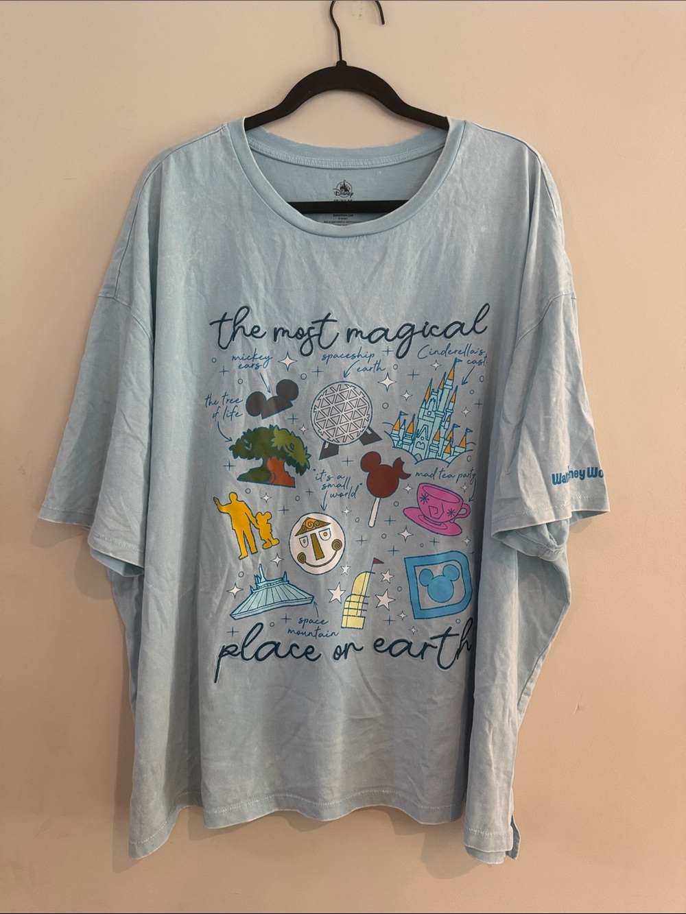 Disney Parks 2024 Most Magical Place distressed look T Shirt Size 2X